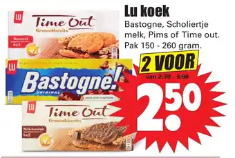 Dirk Lu koek 2*150-260g aanbieding