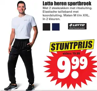 Dirk Lotto Heren sportbroek M-XXL aanbieding