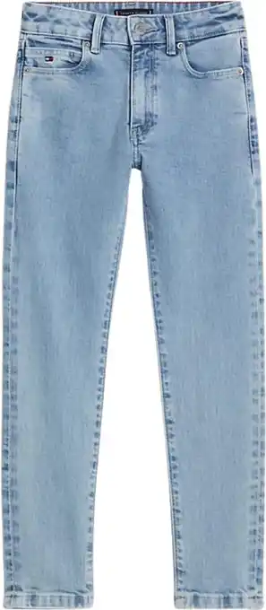 Bol.com Tommy Hilfiger MODERN STRAIGHT SALT & PEPPER LT Jongens Broek - Blue - Maat 10 aanbieding