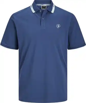 Bol.com JACK&JONES PLUS JCOHASS LOGO POLO SS PLS Heren Poloshirt - Maat EU2XL US1L aanbieding