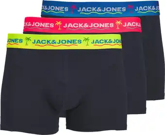 Bol.com JACK & JONES Jacthomas solid trunks (3-pack) - heren boxers normale lengte - blauw - Maat: XXL aanbieding