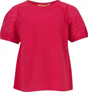 Bol.com SOMEONE MARIT-SG-02-C Meisjes T-shirt - DARK PINK - Maat 98 aanbieding