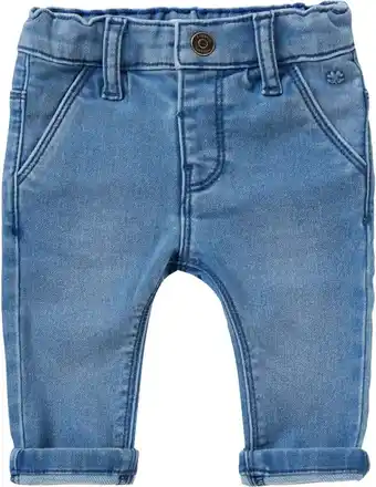 Bol.com Noppies Boys Denim Pants Blue Point relaxed fit Jongens Jeans - Mid Blue Denim - Maat 50 aanbieding