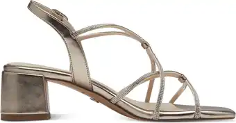 Bol.com Tamaris Essentials Dames Sandalen - LIGHT GOLD - Maat 38 aanbieding