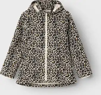 Bol.com NAME IT NKFMAXI JACKET LEO NATURE Meisjes Jas - Maat 152 aanbieding