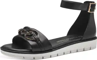 Bol.com MARCO TOZZI MT Vegan, Soft Lining + Feel Me - insole Dames Sandalen - BLACK - Maat 37 aanbieding