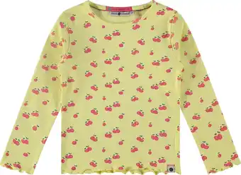 Bol.com Stains and Stories girls shirt long sleeve Meisjes T-shirt - yellow - Maat 104 aanbieding