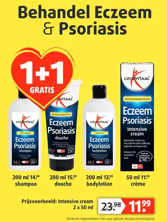 Lucovitaal Behandel Eczeem & Psoriasis aanbieding