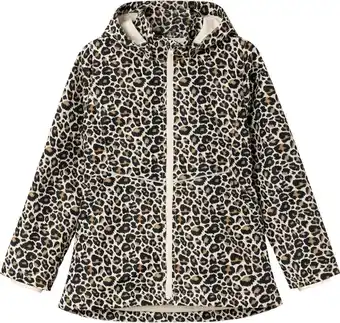 Bol.com NAME IT NKFMAXI JACKET LEO NATURE Meisjes Jas - Maat 122 aanbieding