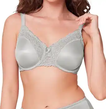 Bol.com Triumph Ladyform Soft W X Dames Beha - PLATINUM - Maat C90 aanbieding