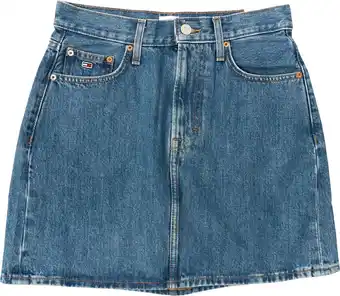 Bol.com Tommy Hilfiger Mom Skirt Dames Rok - Denim Medium - Maat 27 aanbieding