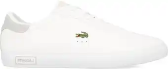 Bol.com Lacoste Powercourt Heren Sneakers - Wit/Grijs - Maat 44 aanbieding