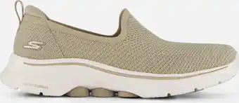 Bol.com Skechers Go Walk 7 - Ivy Dames Instappers - Taupe - Maat 38 aanbieding