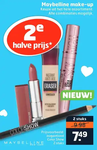 Etos Maybelline make-up aanbieding