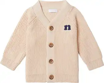 Bol.com Noppies Boys Cardigan Blauvelt long sleeve Jongens Vest - Appleblossom - Maat 50 aanbieding