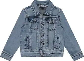 Bol.com Stains and Stories boys jeans jacket Jongens Jas - mid blue denim - Maat 104 aanbieding