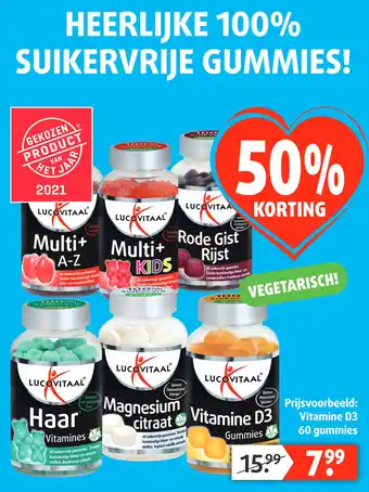 Lucovitaal Suikervrije Gummies aanbieding