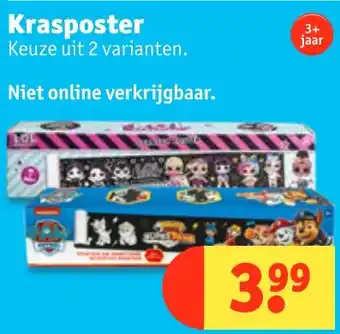 Kruidvat Krasposter kouze uit 2 vari nten aanbieding