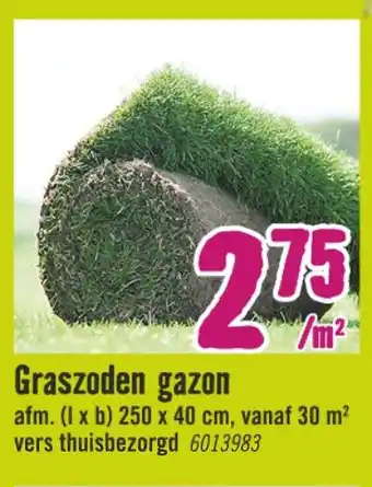 Hornbach Graszoden gazon aanbieding