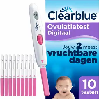 Bol.com Clearblue Ovulatietest Digitaal - 3 x 10 Testen aanbieding