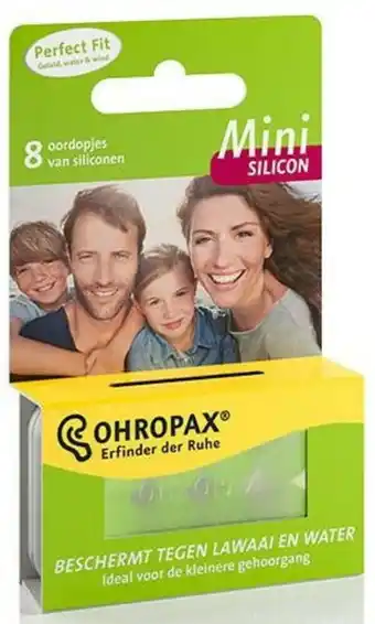 Bol.com Ohropax Mini Silicon 4 paar aanbieding