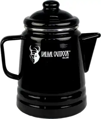 Bol.com Valhal Outdoor Percolator - 1,7L (ongeveer 6 koppen) , geëmailleerd staal - VH1.7P aanbieding