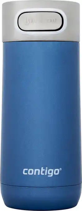 Bol.com CONTIGO Luxe Autoseal, Blauw, Roestvrijstaal, 5 uur, 12 uur, 360 ml aanbieding