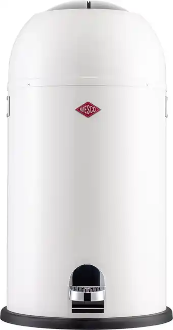 Bol.com Wesco Kickmaster Pedaalemmer - 33 l - Wit aanbieding