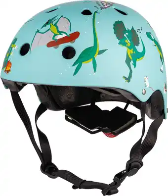 Bol.com Mini Hornit Lids Fietshelm voor Kinderen met LED achterlicht - Dinosaurus (M) aanbieding