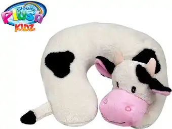 Bol.com Cloudz Plush kinder nekkussen Cow aanbieding