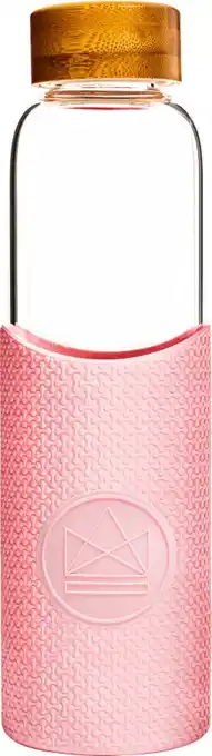 Bol.com Neon Kactus - Pink Flamingo Glass Water Bottle 550ml aanbieding