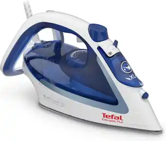 Bol.com Tefal Easygliss Plus FV5736 - Stoomstrijkijzer - 2500W - Blauw, Wit aanbieding