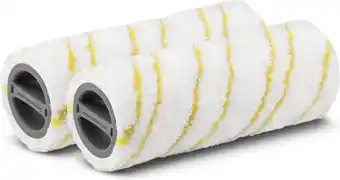 Bol.com Kärcher Set van 2 microvezelrollen GEEL voor Floor Cleaner FC 3 en FC 5 aanbieding