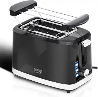 Bol.com Broodrooster - 6 standen - Zwart - Broodroosters - Broodrooster retro - 900W aanbieding