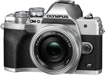 Bol.com Olympus OM-D E‑M10 Mark IV + ED 14-42mm F3.5-5.6 EZ Zilver aanbieding