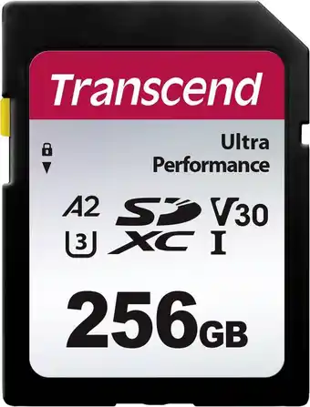 Bol.com Transcend TS64GSDC340S SDXC-kaart 256 GB A1 Application Performance Class, A2 Application Performance Class, v30 Video aanbieding