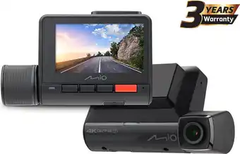 Bol.com Mio MiVue 955W 4K UHD dashcam - Wi-Fi - GPS - flitspaal- én trajectcontrole waarschuwingen aanbieding