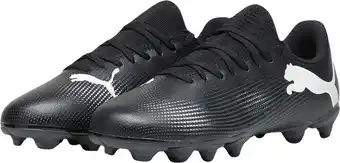 Bol.com PUMA FUTURE 7 PLAY FG/AG Jr FALSE Sportschoenen - Puma Black-Puma White - Maat 35 aanbieding