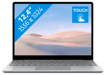 Coolblue Microsoft Surface Laptop Go - i5 - 8GB - 128GB Platinum aanbieding