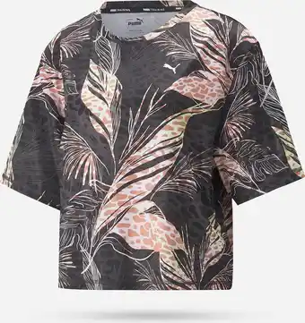 Bol.com Puma Train Favorite AOP Crop SS Tee Dames Sportshirt - Maat S aanbieding