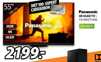 Expert Panasonic 4K OLED TV | TX-55HZT1506 aanbieding