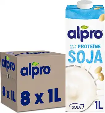 Bol.com Alpro Sojadrink Houdbaar - 8 x 1L aanbieding