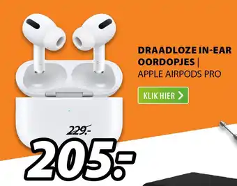 Expert Draadloze in-ear oordopjes | APPLE AIRPODS PRO aanbieding