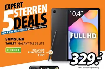 Expert SAMSUNG Tablet | GALAXY TAB S6 LITE aanbieding