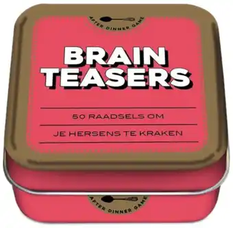 Bol.com After dinner games - Brainteasers aanbieding