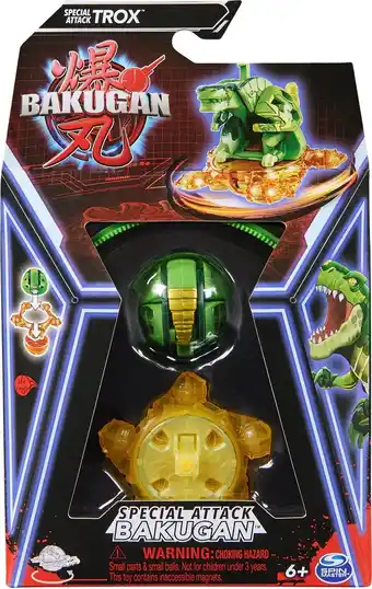 Bol.com Bakugan - Special Attack Trox-actiefiguur en ruilkaarten - Tol aanbieding