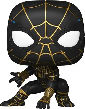 Bol.com Funko Spider-Man (Black & Gold Suit) - Funko Pop! - Spider-Man: No Way Home Figuur - 9cm aanbieding