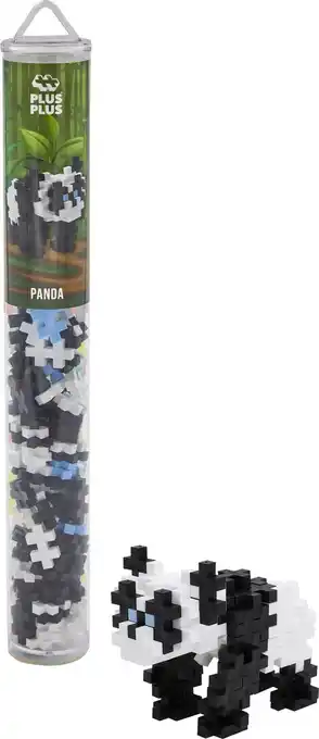 Bol.com Plus-Plus - Panda Tube - Constructiespeelgoed - Set Met Bouwstenen - 100 Delige Bouwset - Bouwspeelgoed - Vanaf 3 Jaar aanbieding