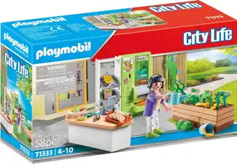 Bol.com PLAYMOBIL City Life Verkoop stand - 71333 aanbieding