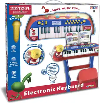 Bol.com Bontempi Spa 4-delige Keyboard Junior - Speelgoedinstrument aanbieding